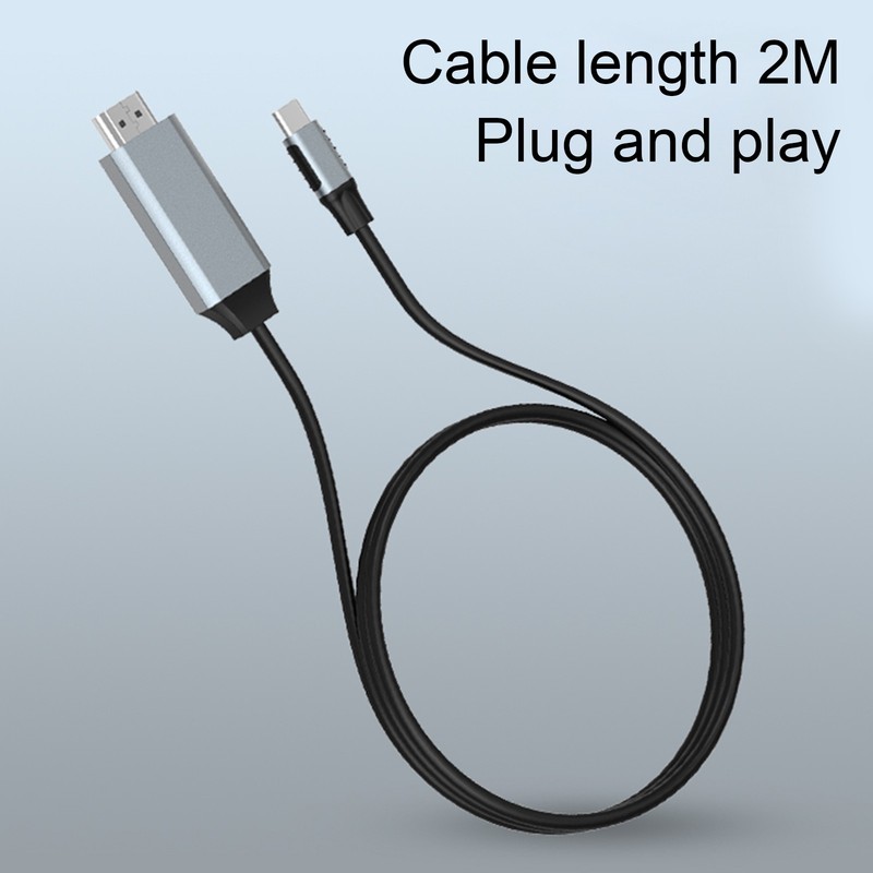 USB-C to HDMI Cable Adapter HDTV 4K 30Hz for Samsung LG MacBook Android iPhone gallery
