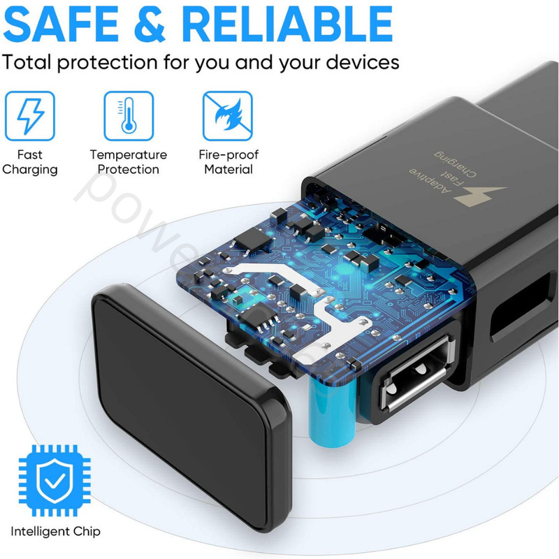 For Android Samsung Google USB Power Adapter Fast Wall Charger Plug Adaptive Lot gallery
