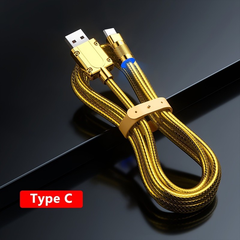 100W 6A USB Type C Fast Charging Cable For iPhone Samsung Car Charging Cord LOT