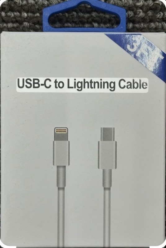USB - C To Lightning Cable - 3 Feet. (1m) Brand New