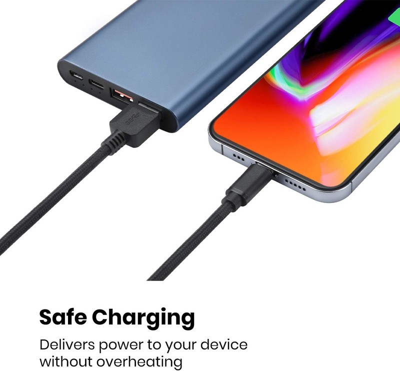 Luxury 3 Ft USB Type-C to USB-A Braided Cable for Fast Charging & Data Transfer gallery