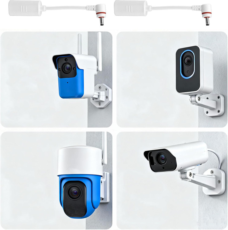 2pcs USB-C to Barrel Plug Adapter, USB C & DC3.5 Adapter Connect Jack Solar Pane gallery