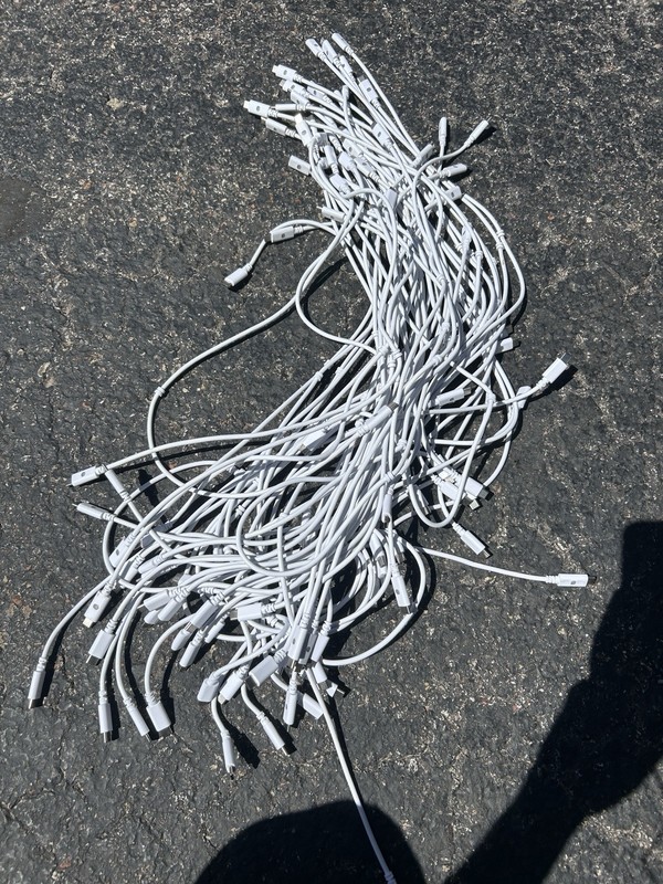 Lot Of 60x – USB-C to USB-C Charge & Sync Cables – 2ft /24” Length – White
