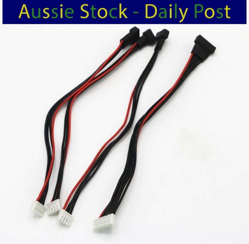 Connector-XH 2S 3S 4S 6S 10-20cm 22AWG Balance Wire Cable 2/10pcs gallery