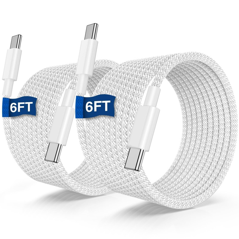USB to Fast Charger Cable 6ft, 60W Long Fast Charge to Charging Cord Wire for…