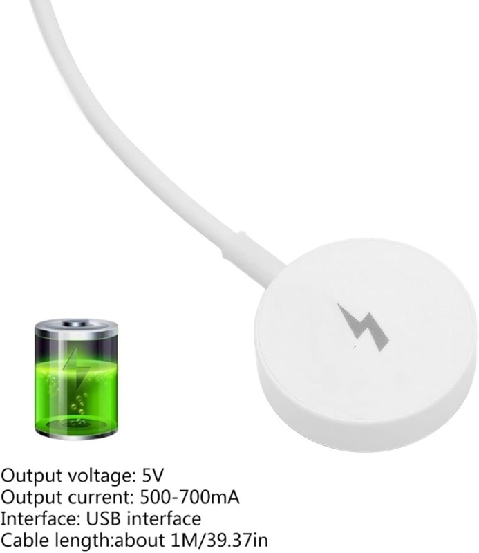 Efficient USB Charger with Magnetic Fast Charging for Smartwatches - 1 Count gallery