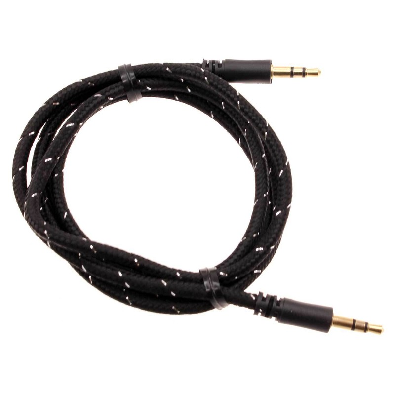 Aux Cable 3.5mm Adapter Car Stereo Aux-in Audio Cord Speaker for Cell Phones