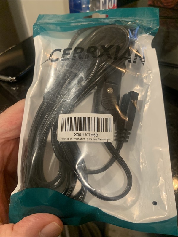 Cerrxian Adapter Cable 3m 12v Car Auto Power Extension Cable