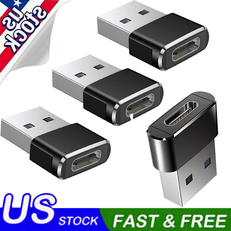 10 PACK USB C 3.1 Type C Female to USB 3.0 Type A Male Port Converter Adapter
