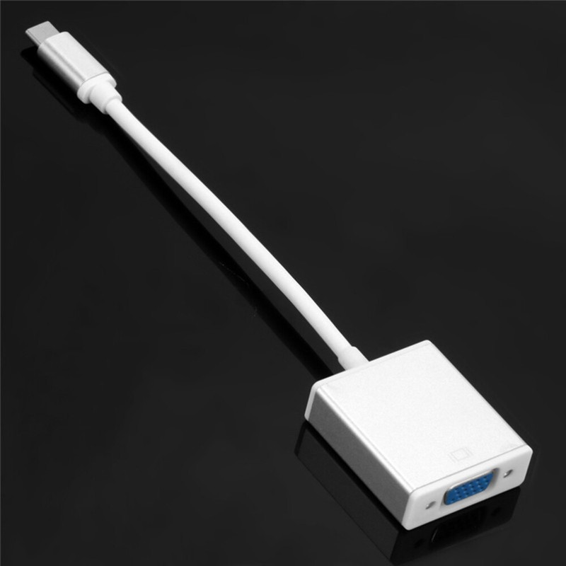 Type-C to VGA Converter Usb-tovga Adapters Display Cable for Monitor gallery