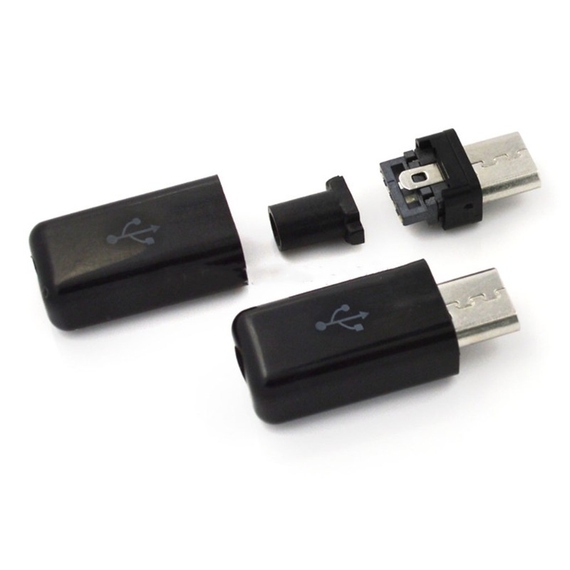 DIY Micro USB Connector Replacement Male Plug for Fan Charger Power Cord gallery