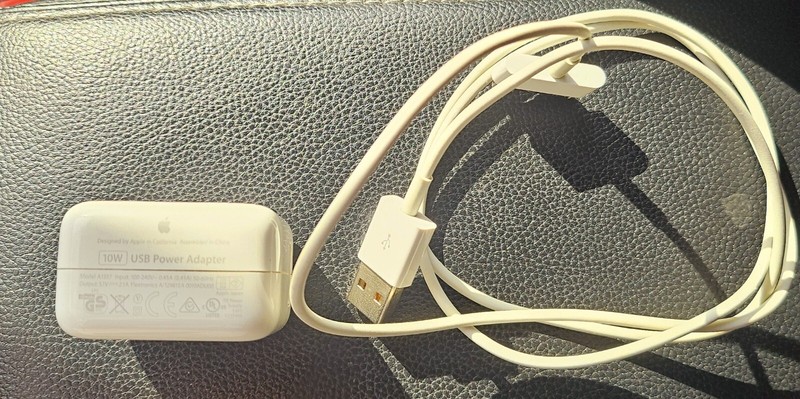 Authentic Apple 12W USB Power Adapter With Wraps For iPad And iPhone W/cord gallery
