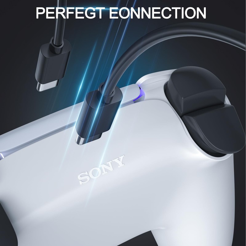 USB C Cable PS5 Controller Charger Cord for Xbox Series X/S,10ft Long PS5 Cha... gallery