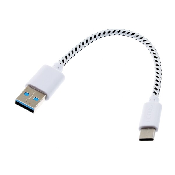 Braided Short Type-C Cable Fast Charge USB Power Wire Sync Cord for USB-C Phones gallery