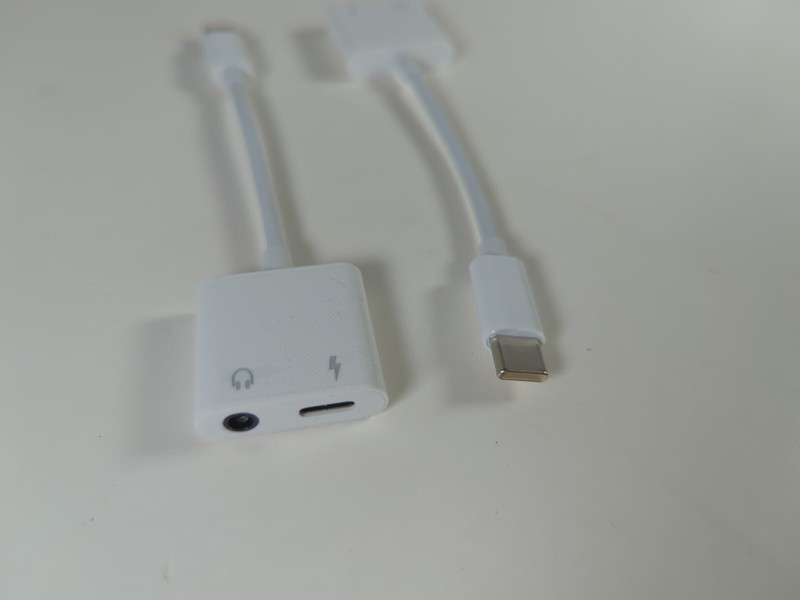 2 pack USB C to 3.5mm Headphones Jack Fast Charger Adapter for Smartphone gallery