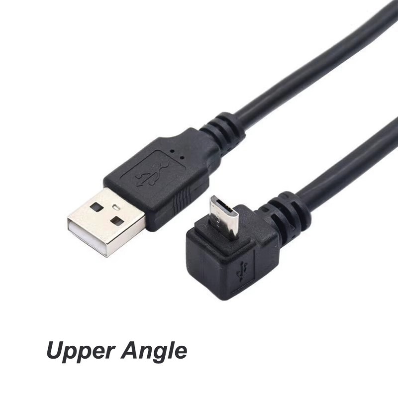 USB A to Right Angle Micro USB Cable Charger Data Lead 0.15m 0.3m 0.5m 1m 1.5m