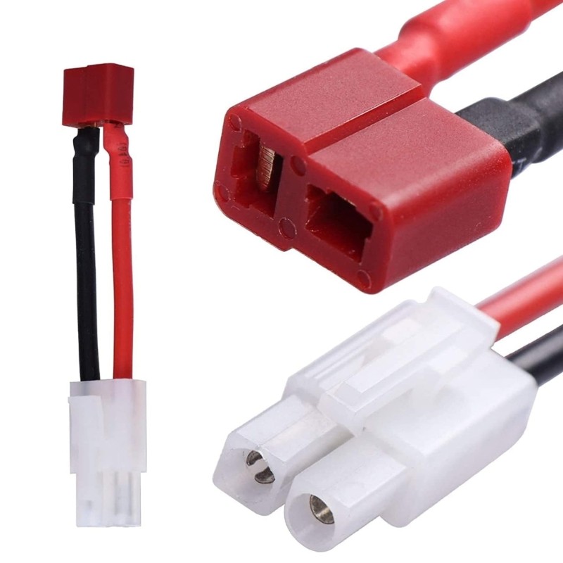 14AWG Silicone Charging Cable T Plug Connector Remote Control Electric Model Car gallery