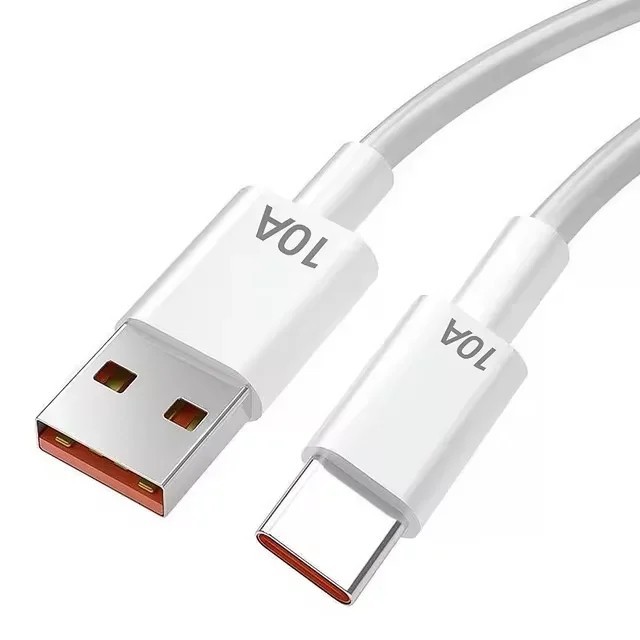 USB Type-A to USB Type-C 10A Fast Charging & Data Cable for Android (0.25m–2m)