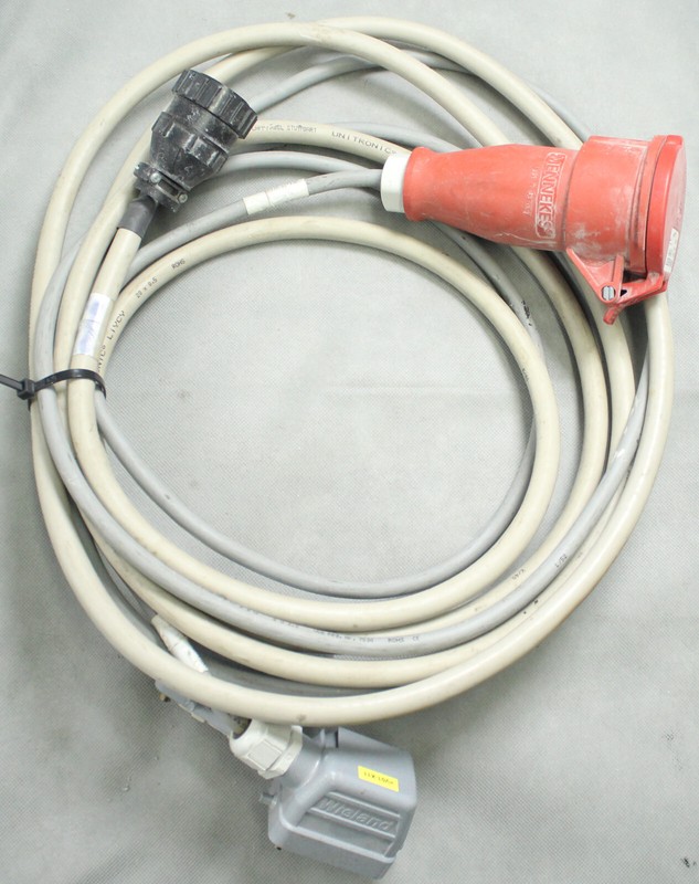 Charging Cable With Mennekes 535 Indust. Power Socket w/ Weiland 70.310 Sockets