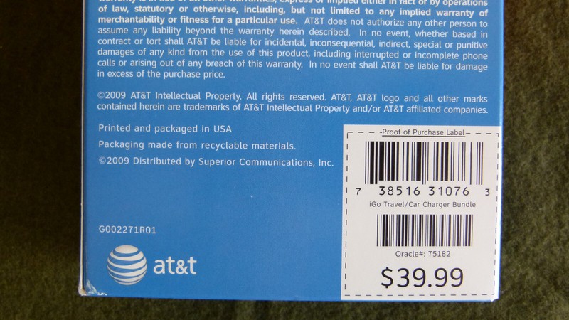 Lot of 12 - AT&T Universal iGo Car Travel Auto & Wall Power Charger gallery