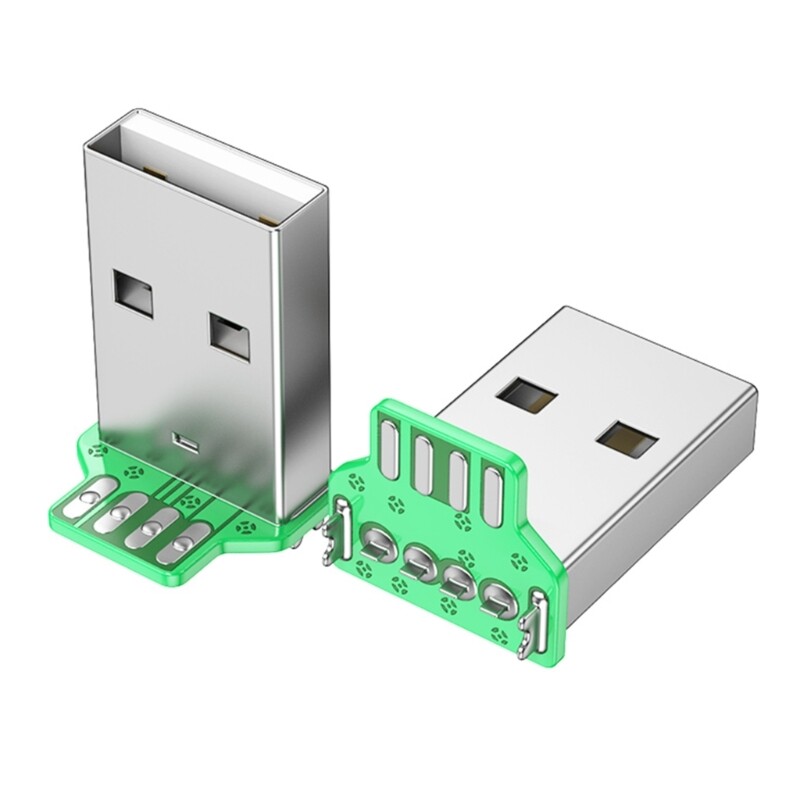 USB Port 2.0 Connector Replacement Solder Adapter USB 4Pin/Type C 5Pin PCB Mount