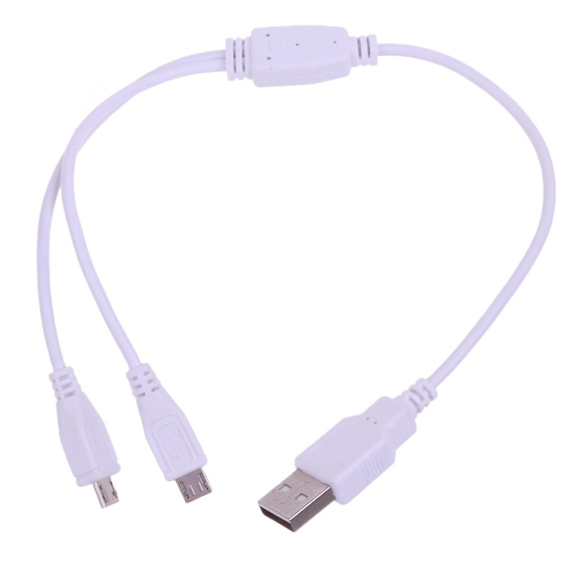 Micro USB Host Splitter USB Cable Dual Micro USB to USB Charger Wire gallery