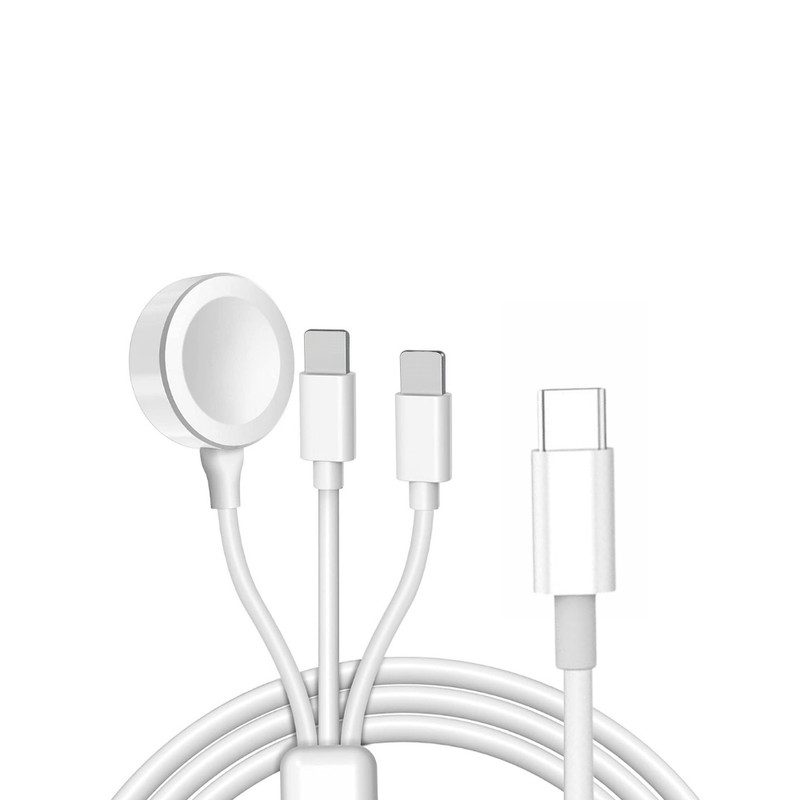 Magnetic Fast Charger Cable PD 35W Charger Adapter For iPhone 5~14 iWatch Series