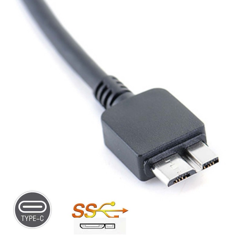 USB 3.1 Type-C to USB 3.0 Micro B Cable Connector For Hard Drive Smartphone GM gallery