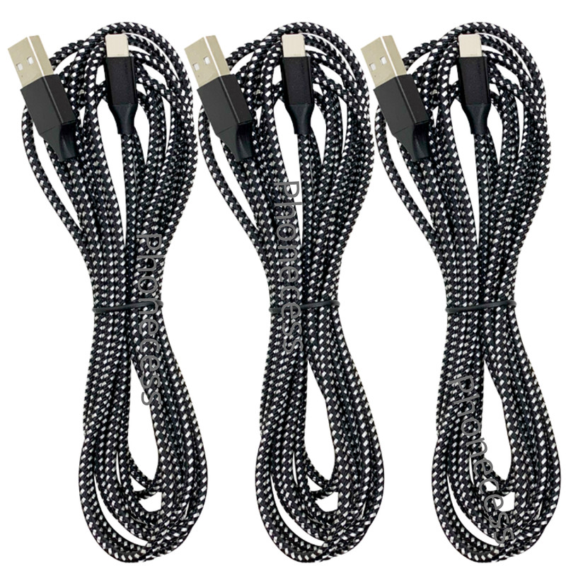 3x USB Charging Cord Fast Charger Cable 10FT For iPhone 14 13 12 11 XS X XR 8 7