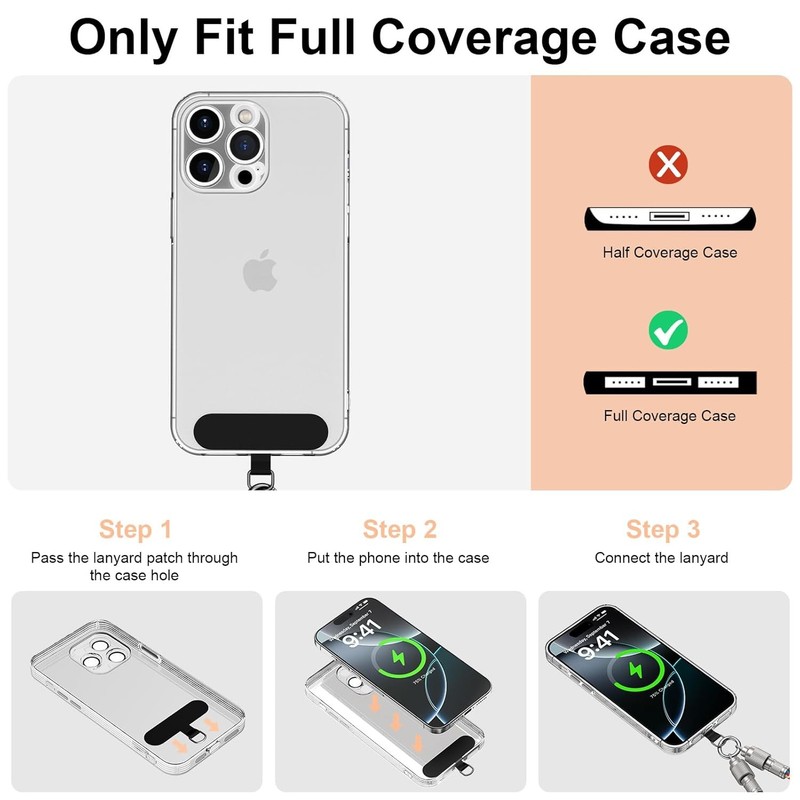 65W Phone Lanyard Charging Cable 2 Pack gallery