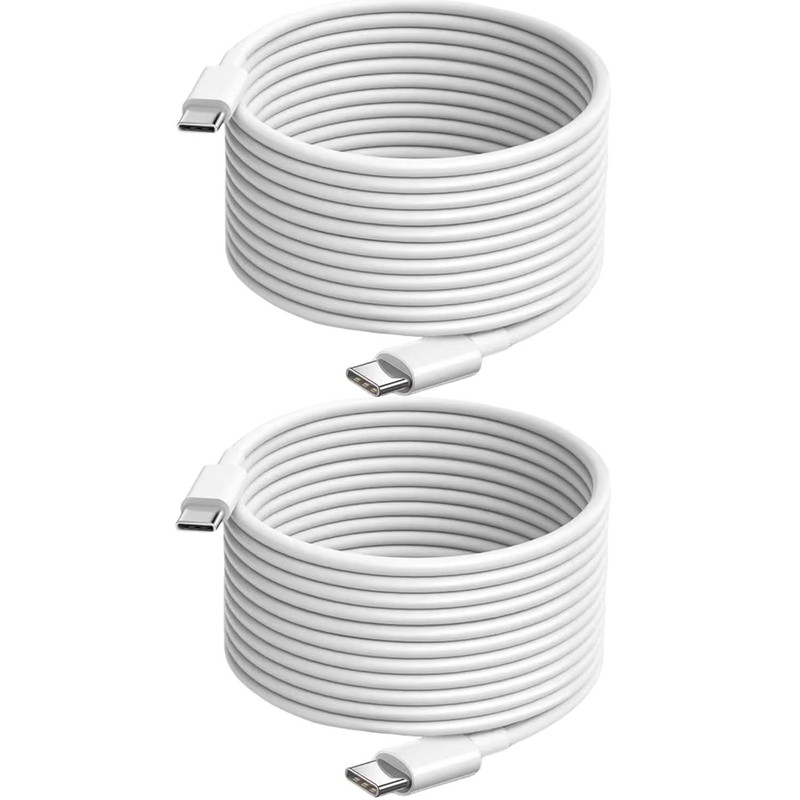 USB C Cable 20ft,USB C to USB C Cable 60W Fast Charging 2 Pack, Extra Long Ty... gallery