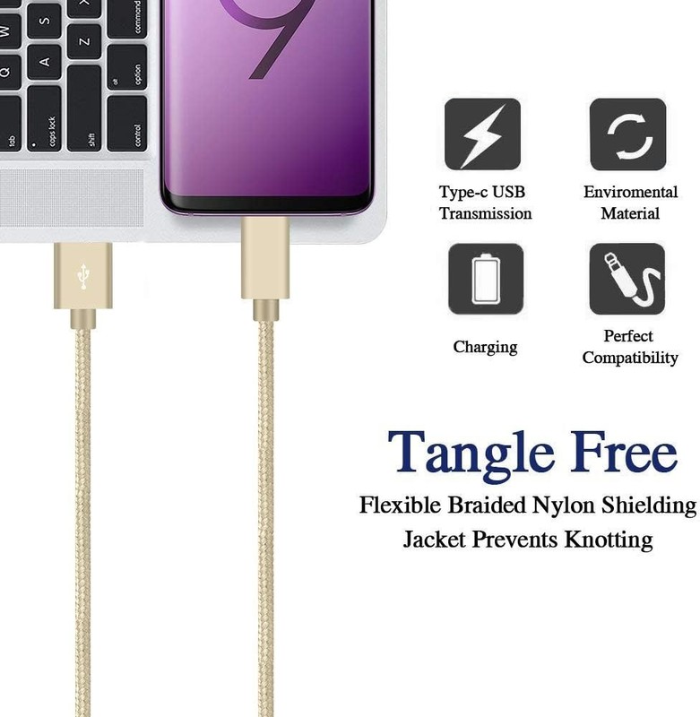 3ft USB Type C Data Cable Fast Charging USB-A to USB-C Charger For Phone Tablet gallery