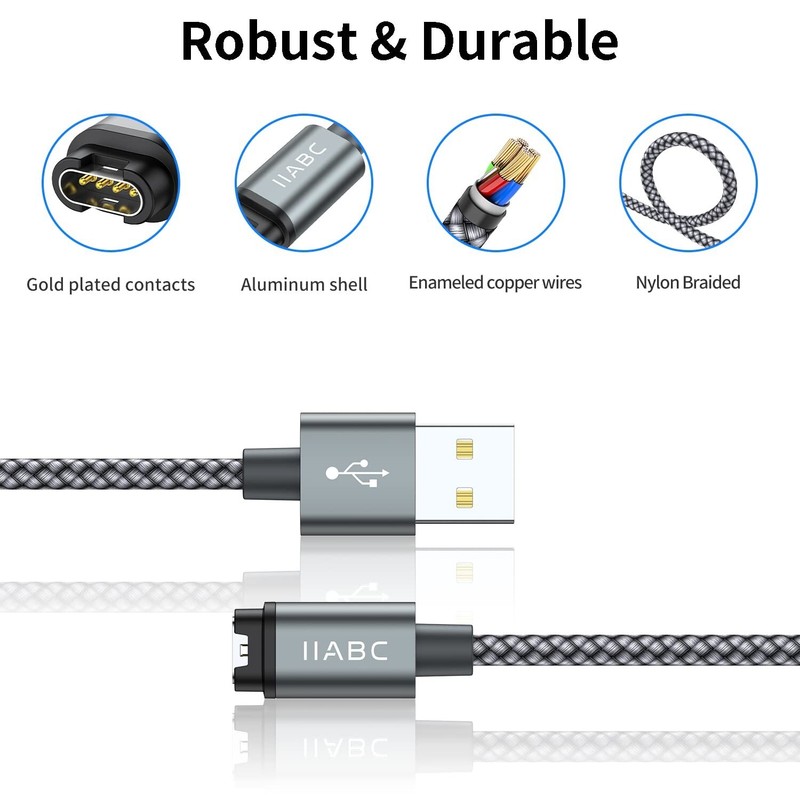 Compatible for Garmin Watch Charger Cable (2 Pack) gallery