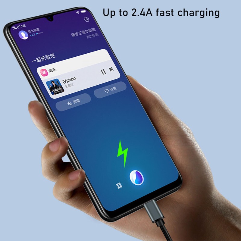 USB-C Type C to Micro USB 2.0 Male Sync OTG Charger Data Transfer Cable Cord US gallery