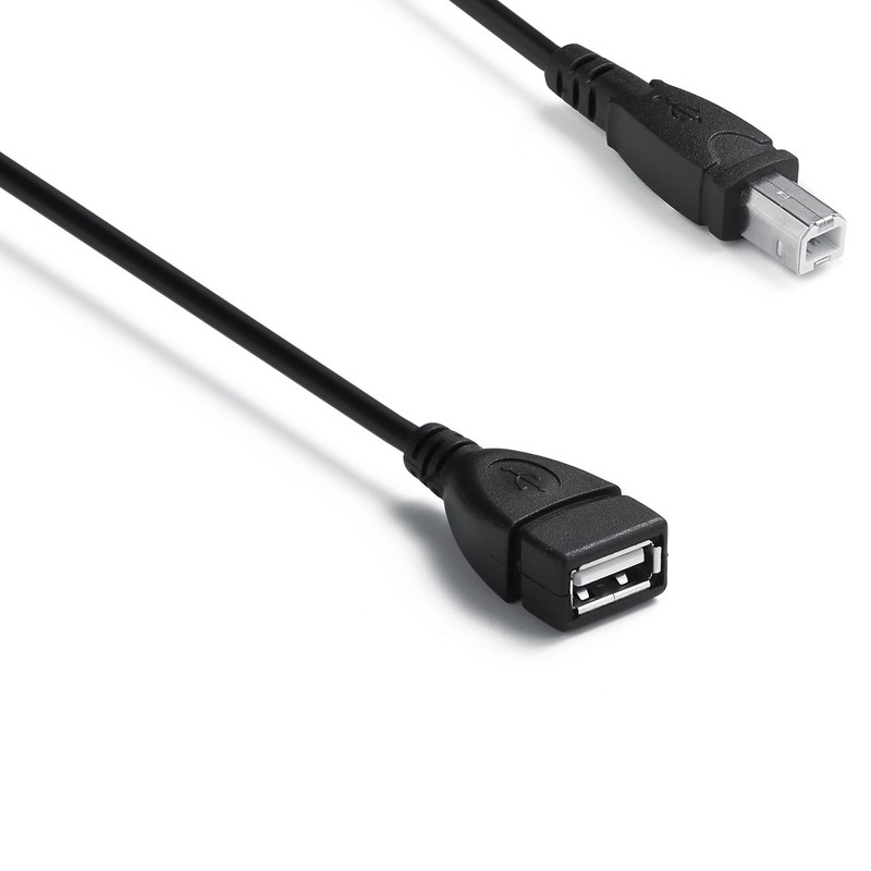 2 Pack Usb 2.0 Cable A Female To Usb B Male Cable For Printer Extender Connectio gallery