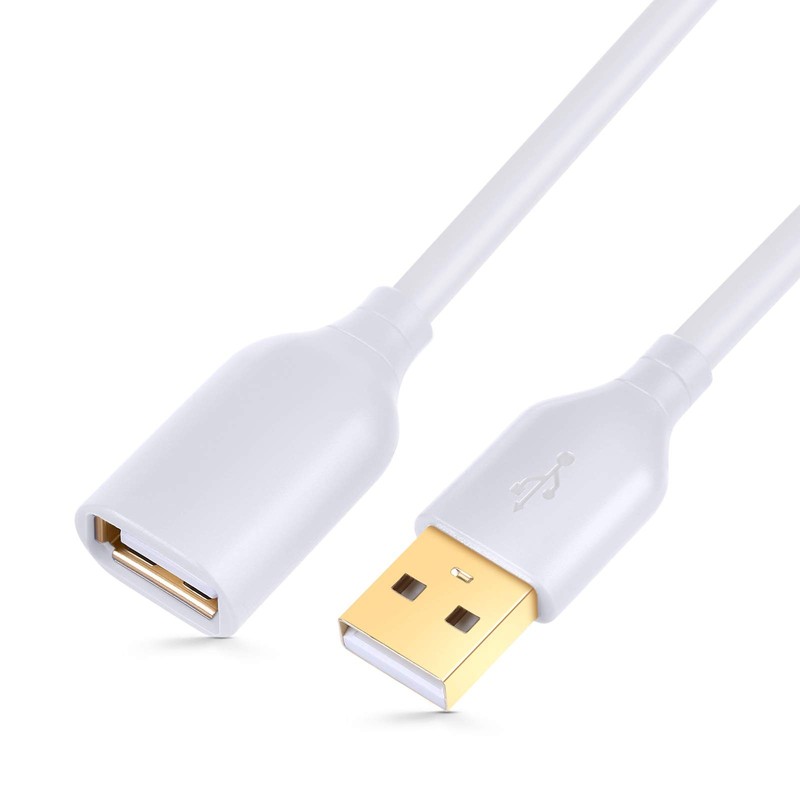 USB Extension Cable 10 ft Type A Male to A Female USB 2.0 Cable Extension Ext...