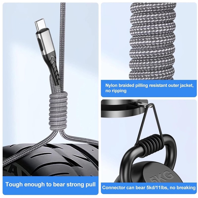 Fast Charging USB C Cable - 10FT Length, 2 Pack Braided for Enhanced Durability gallery
