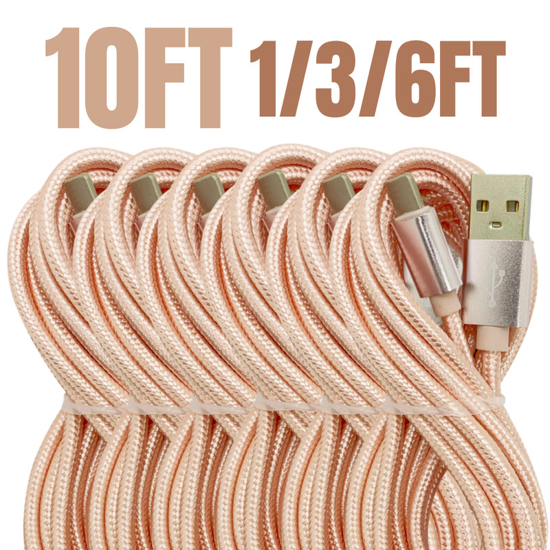 1/3/6Pack 10Ft USB Fast Charger Cable For Apple iPhone 12 11 Pro 8 Charging Cord