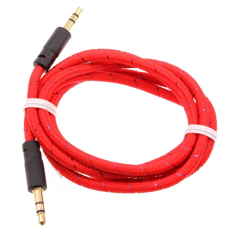 3.5mm Aux Cable Adapter Car Stereo Aux-in Audio Cord Speaker for Cell Phones