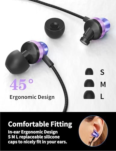 Wired Earbuds For Chromebook Laptop PC 3.5mm In Ear Headphones Audio Wire Kit gallery