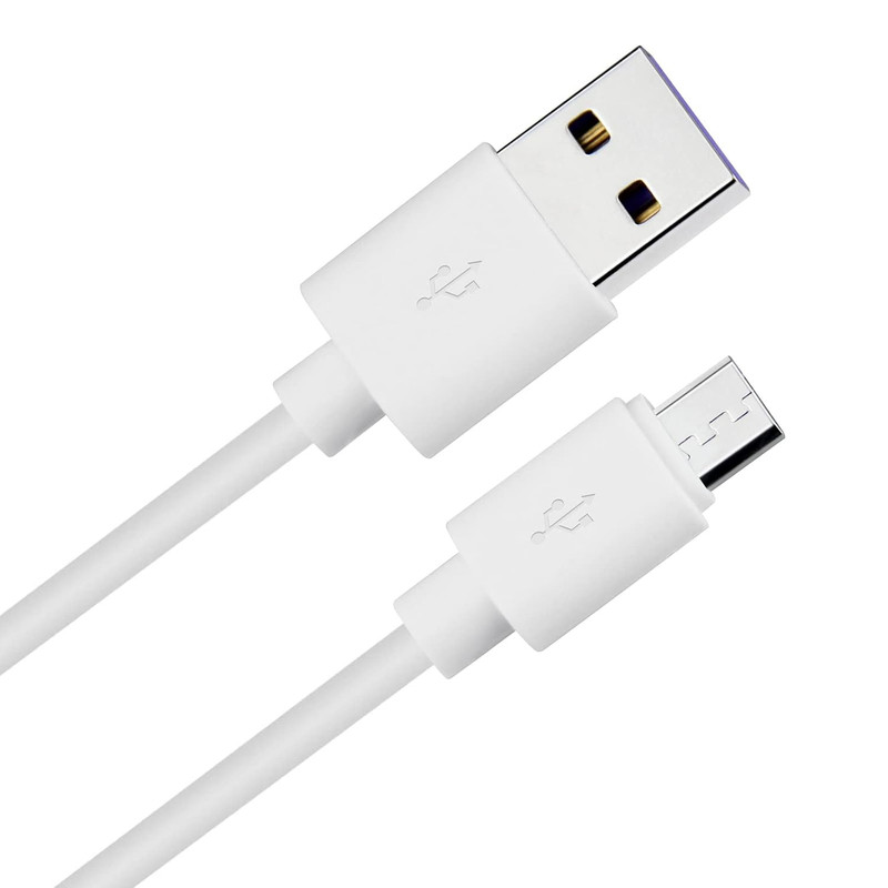 10-Pack White Micro USB Cable 6Ft - Bulk Old Android Phone Charger Cord | gallery