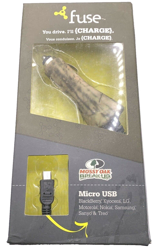 Micro USB Car Charger Mossy Oak Break-Up Fuse