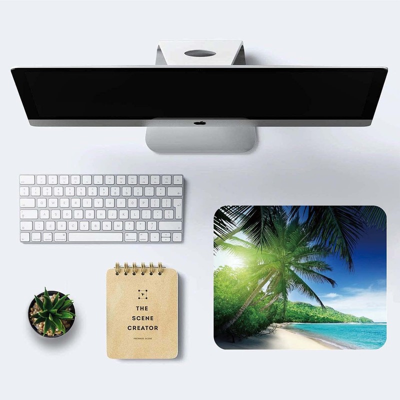 Beach in Sunset Mouse Pad,Non-Slip Rubber Base Wireless Gaming MousePads for ... gallery
