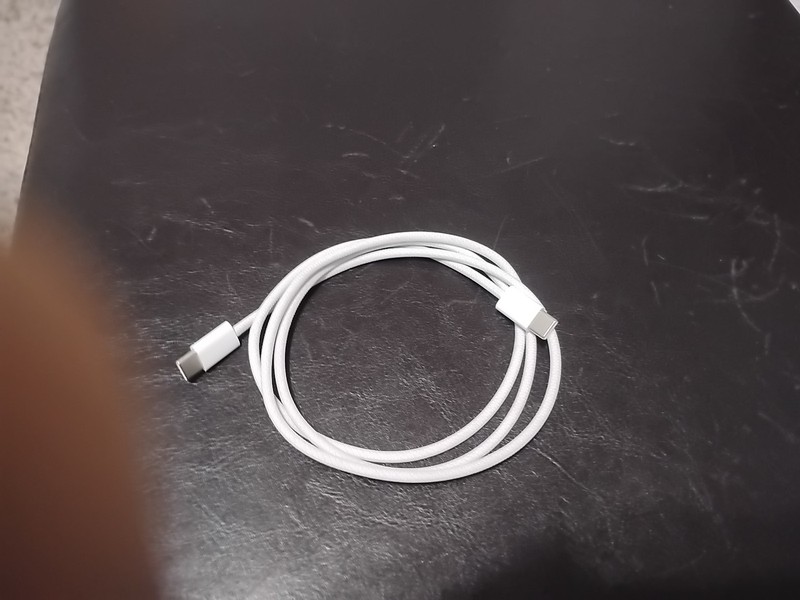 USB-C to USB-A Cable Generic White 3ft