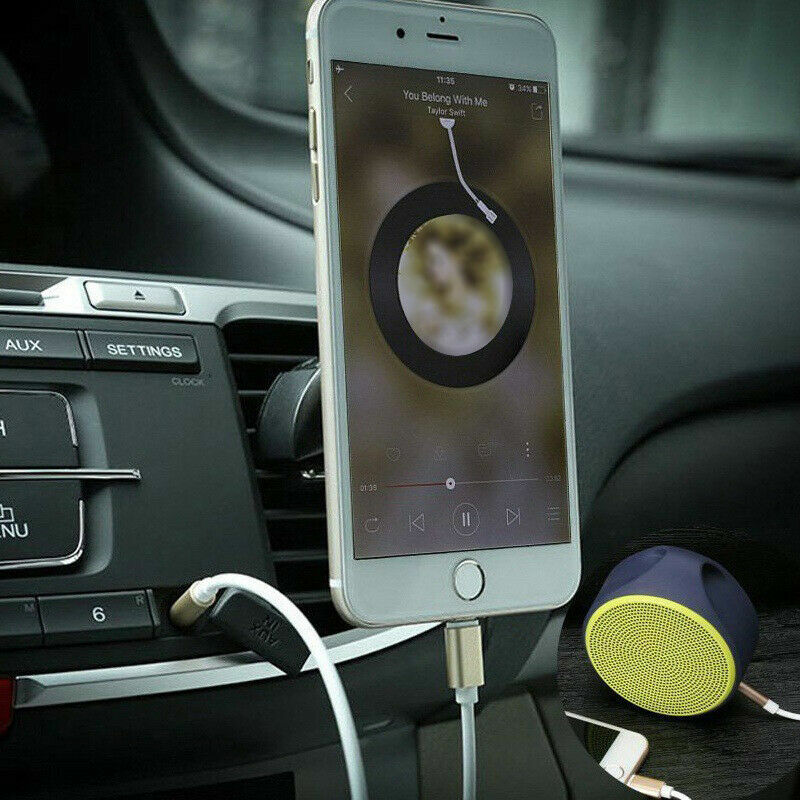 Adapter to 3.5mm AUX Audio Jack Car Adapter Cable Cord For iPhone 7 8 X XS XR US gallery