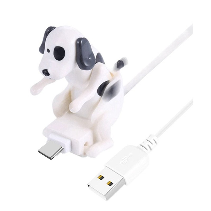 Humping Dog USB Charging Cable Funny Fast Type-C Novel Phone Accessory &6790
