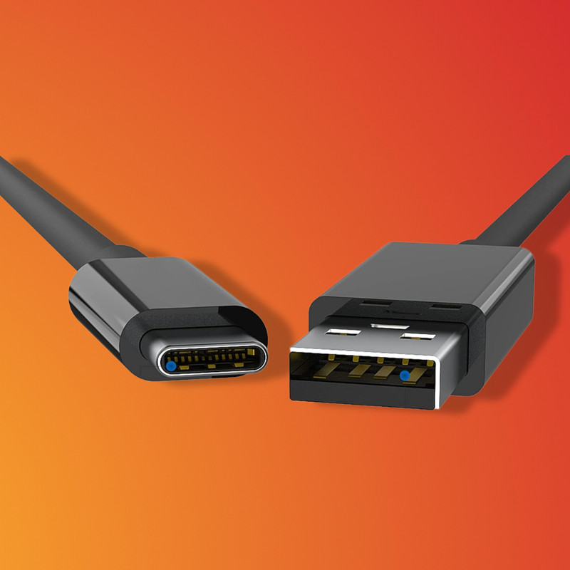 USB-C to USB-A 3.1 Gen 2 Adapter Cable 3ft 10Gbps Fast Charger Black gallery