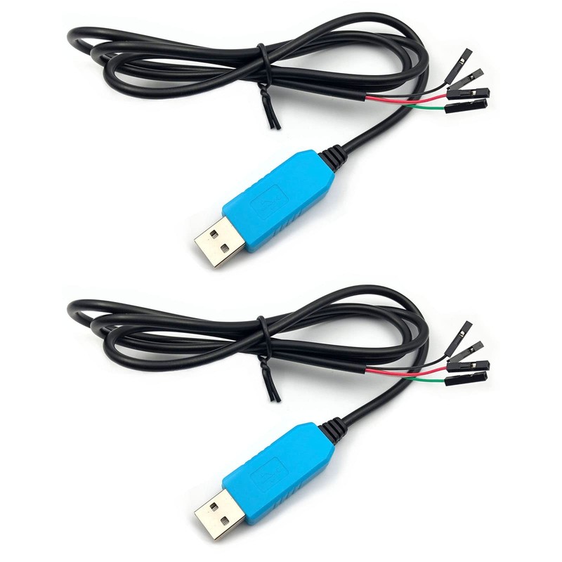 2 PCS PL2303TA USB To TTL Serial Debug Cable RS232 Fits Windows 7/8/8.1/10