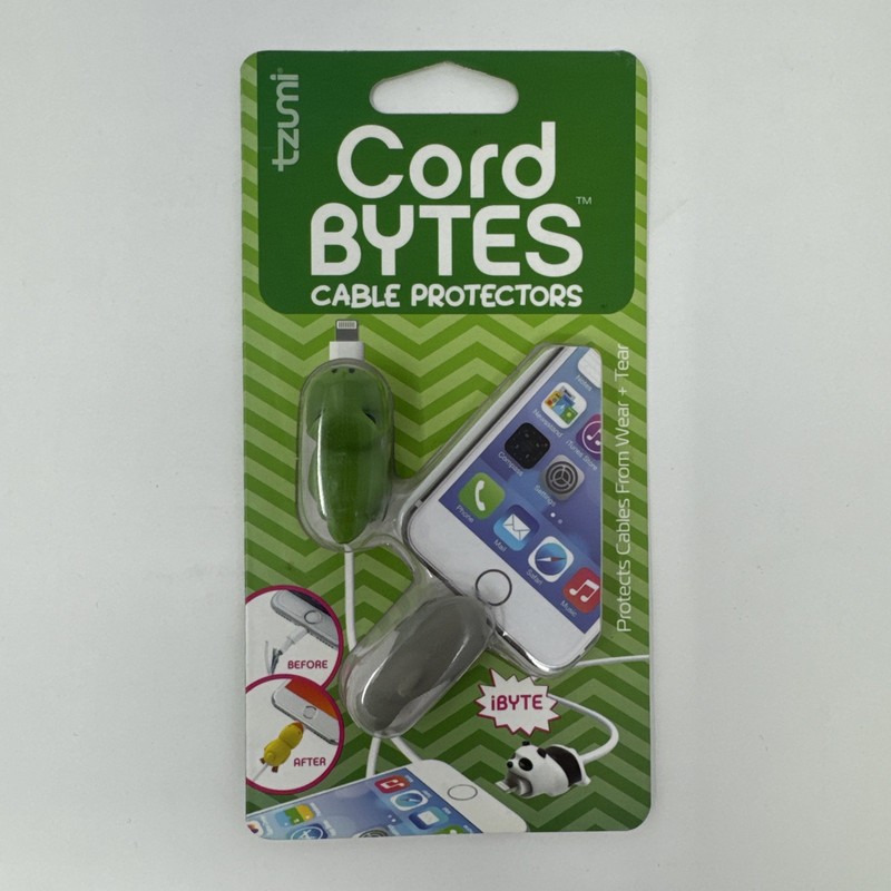 Cord Bytes Cable Protectors 2pk Alligator and Shark