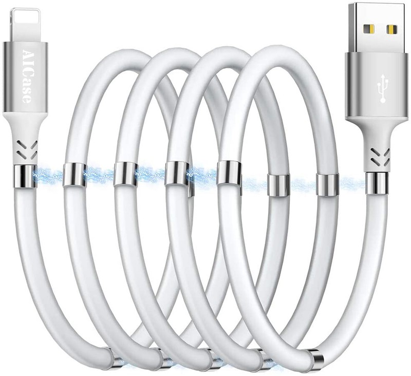Magnetic USB Charging Cable Cord For iPhone 14 13 12 11 XS Pro Max 8 7 6 SE iPad